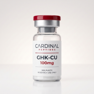GHK-Cu Copper Tripeptide Complex, 100 mg research vial — Cardinal Peptides